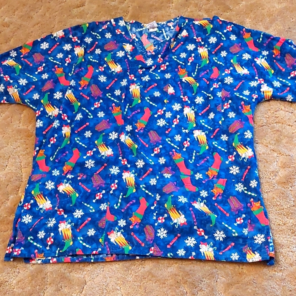 Christmas scrub